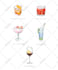 create unique watercolor hand drawn icons and illustrations