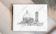 draw a custom wedding venue sketch