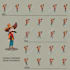 make characters sprite sheet for your game