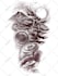 design a black and grey tattoo art