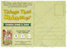 do retro marketing event flyer design or postcard
