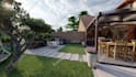 create your landscape design, garden, backyard, pool, patio