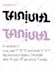 design custom made simple and readable ambigram for you