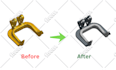 convert stl or obj into step file
