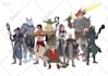 draw your dnd character or party art