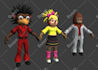 create retro ps1 ps2 n64 3d game ready character model