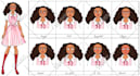 draw characters in vector