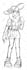 sketch any character in any way