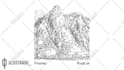 create detail hand drawn line art illustration