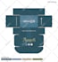 do print ready design for tuck in front box in 24 hours