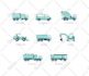 design illustrations icons set svg and vector