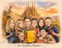 draw group cartoon, caricature based on your photo