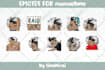 draw custom twitch emotes in cute anime style
