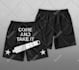 create sublimation shorts design, mockup and vector