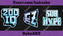 create text emotes for twitch streamer