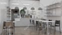 do design and 3d rendering for your cafe and coffee shop