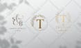 wedding logo, initials design, or wedding monogram