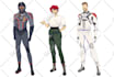 draw character design sheet in anime style