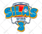 put your text or name on paw patrol logo