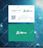 do professional business card with qr code