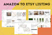 do shopify product listing etsy listing manually