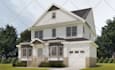 create 3d house exterior rendering