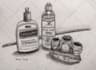 draw handmade still objects sketch or object drawing