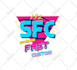 design 80s 90s typography pop style 3d logo