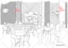 digital sketch architecture and interior design, concept art