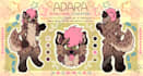 draw a reference sheet for your furry character