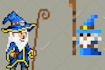 create 8 bit pixel art design, icons, object, logo, pets or any characters