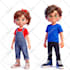 create 3d pixar style cartoon character, avatar, animation, logo, or ai art