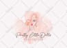 design watercolor signature logo with full branding kit