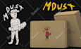 hand drawn mascot logo stickers cartoon lowbrow  sketchy