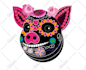 create amazing sugar skull or tattoo