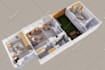 create 2d to 3d floor plan architectural 3d interior rendering