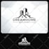 design luxury real estate and construction logo