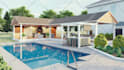 design tennis court, basketball court, volleyball court, soccer court