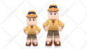 make avatar with pose of your minecraft character
