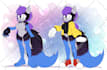 draw your character in sonic the hedgehog style in fullbody