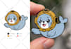 make custom cute enamel pin design