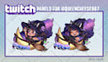 draw chibi panels for your twitch channel