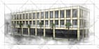 create digital sketches of concept buildings design