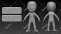 sculpt printable coin 3d model,based on your reference