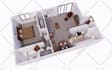 convert 2d to 3d floor plan in 6 hrs