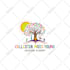 do education logo for school, college, academy and university