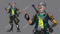 design a badass custom character graffiti for you