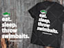 do custom tshirt design illustration logo with typography