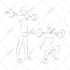 create unique workout drawings