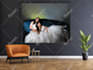 draw lovely couple and wedding portrait oil painting